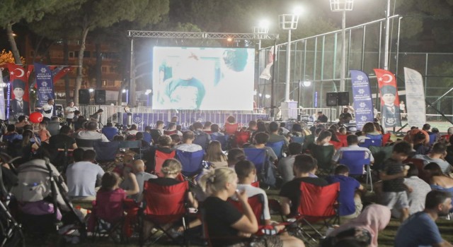 Aydın Tekstil Parkta yazlık sinema keyfi
