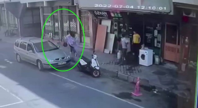 Bağcılarda kapkaç kamerada