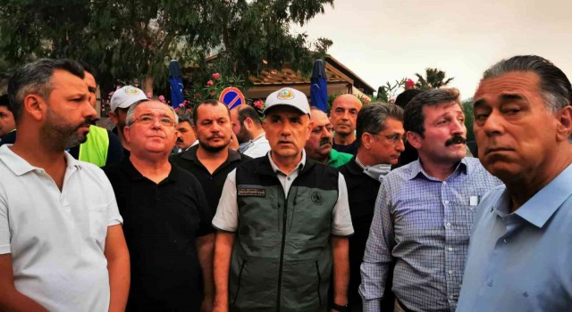 Bakan Kirişci: “Gece görüşlü yangın söndürme helikopterlerini ilk kez Datça yangınında deneyeceğiz”