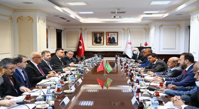 Bakan Kirişci, Moritanya ve Deniz Ekonomisi Bakanı Maiev ile bir araya geldi