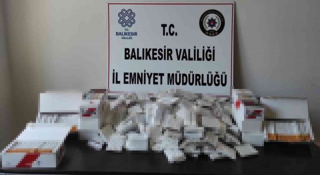Balıkesirde kaçak tütün operasyonu