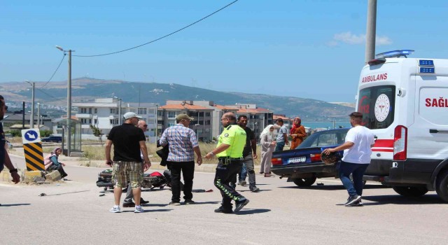 Bandırmada trafik kazası: 1 yaralı