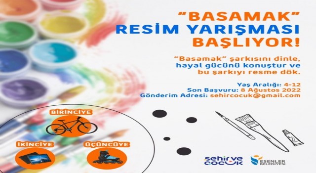 Basamak resim yarışması başlıyor