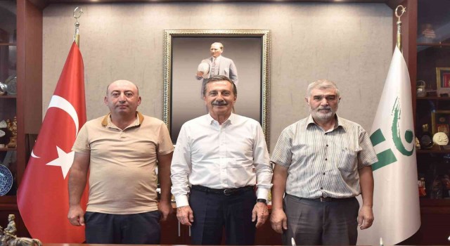 Başkan Ataç, Döğerli başkanları ağırladı