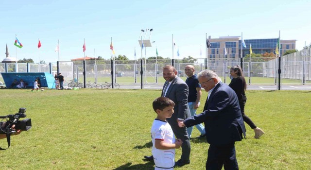 Başkan Büyükkılıç, Spor A.Ş. Yaz spor Okullarında miniklerle buluştu