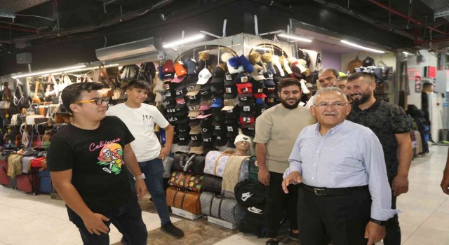 Başkan Büyükkılıç Yeraltı Çarşısını inceledi