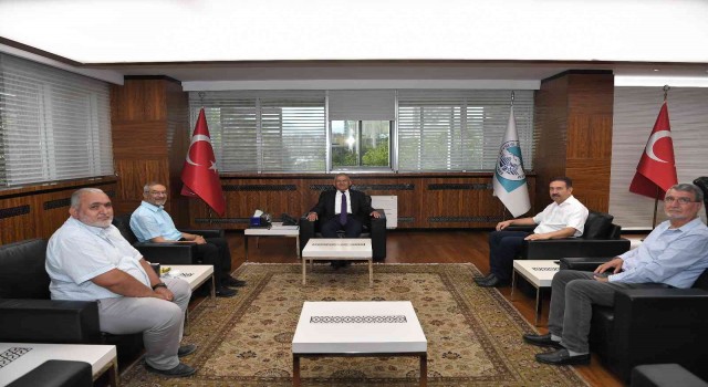 Başkan Büyükkılıça Hacılar Belediye Başkanı Özdoğan ve STKlardan ziyaret