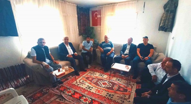 Başkan Çalışkandan Pençe Kilit Operasyonunda yaralanan askere ziyaret