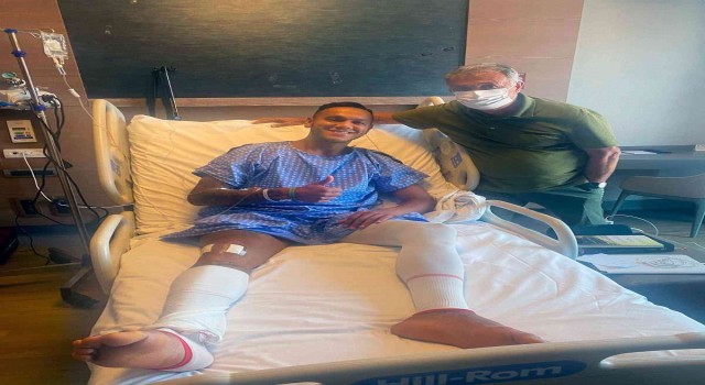 Başkan Çebiden Josefe geçmiş olsun ziyareti