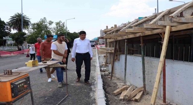 Başkan Özcan çalışmaları yerinde inceledi