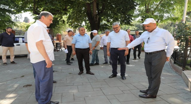 Başkan Söğüt: Sorunu yerinde görüp çözüm üretiyoruz