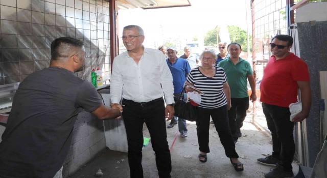 Başkan Tarhan Davultepe esnafı ile buluştu