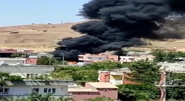 Batmanda hurdalıkta yangın