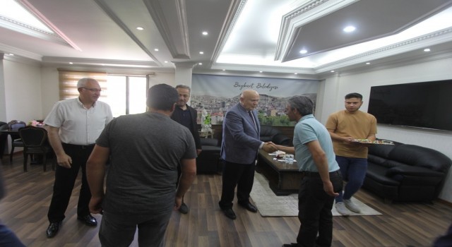 Bayburt Belediyesinde bayramlaşma heyecanı