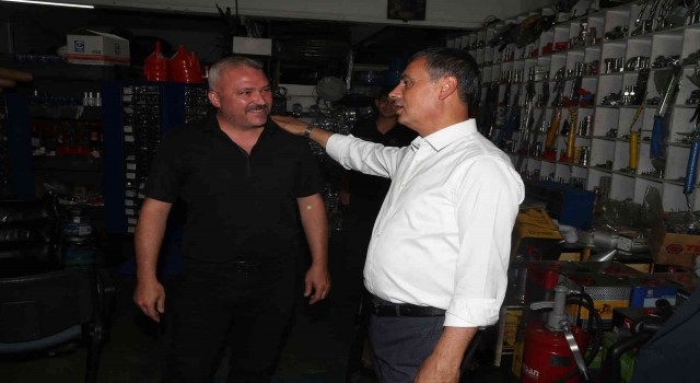 Belediye Başkanı Şimşekten, Gölbaşı sanayi sitesi esnafına ziyaret