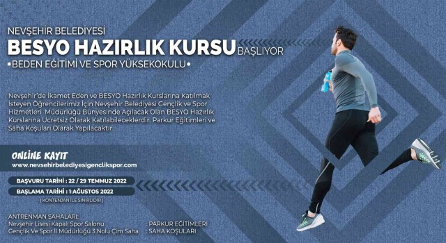 BESYO hazırlık kurs kayıtları başladı