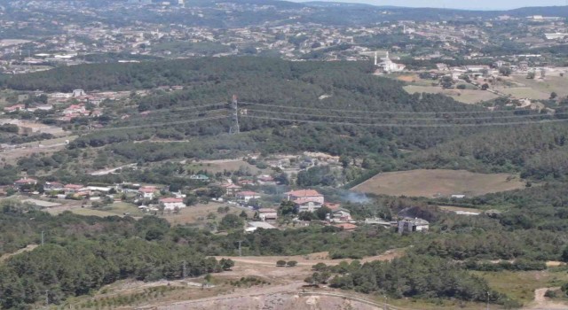 Beykozda ormanlık alandaki yangınla ilgili 1 şüpheli yakalandı