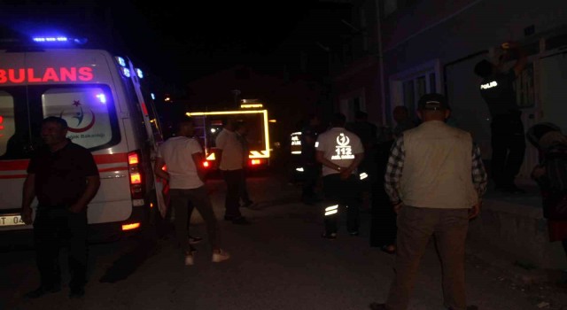 Beyşehirde evde çıkan yangın korkuttu