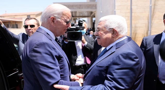 Biden, Filistin Devlet Başkanı Abbasla görüştü