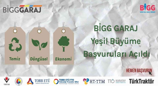 ‘BİGG GARAJ yeşil büyüme programı için başvurular başladı