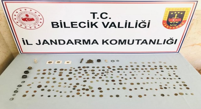 Bilecikte 262 adet sikke ele geçirildi