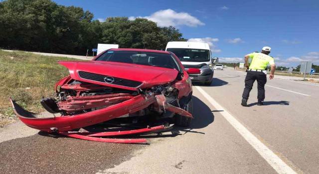 Bilecikte trafik kazası, 1 kişi yaralandı