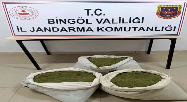 Bingölde 30 kilogram esrar ele geçirildi