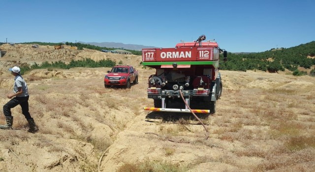 Bingölde orman yangını büyümeden söndürüldü