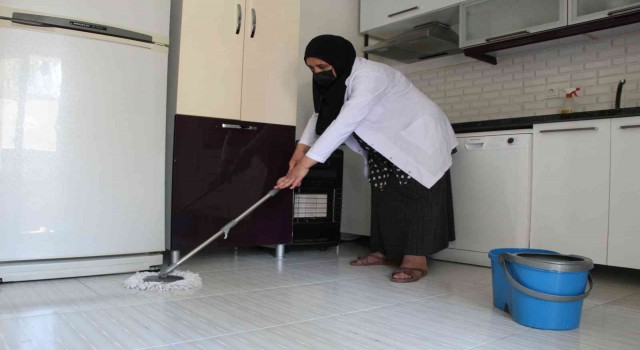 Bingölde Vefa Projesiyle bayram öncesi ihtiyaç sahiplerinin evleri temizleniyor
