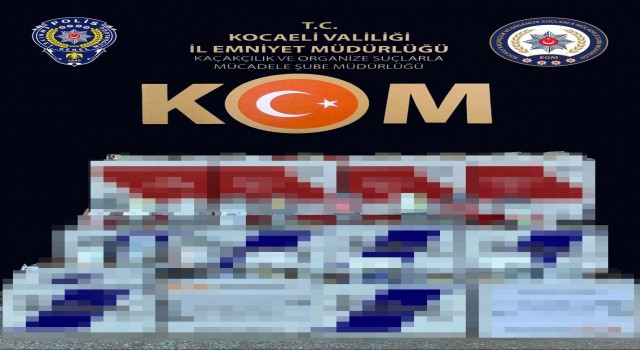Binlerce gümrük kaçağı makarona el konuldu