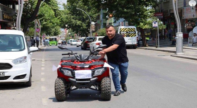 Binlerce lira verip aldığı ATVye daha hiç binemedi