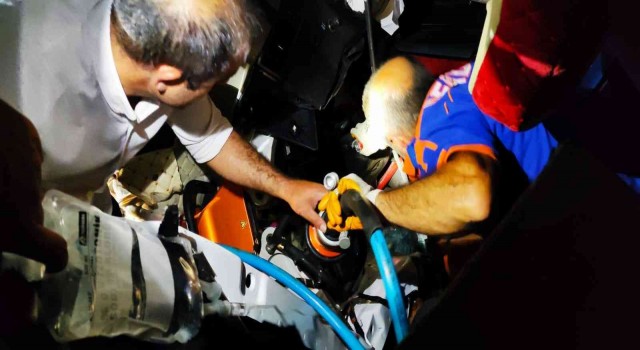 Bitliste trafik kazası: 1 yaralı
