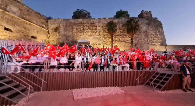 Bodrumda 15 Temmuz Programı Bodrum Kalesinde yapıldı