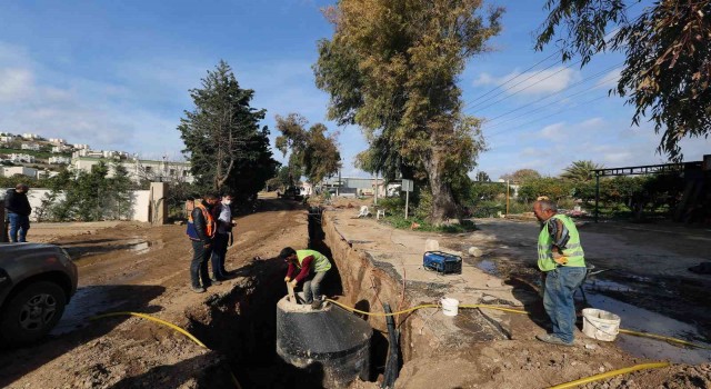 Bodrumda 83 milyon TLlik altyapı yatırımı devam ediyor