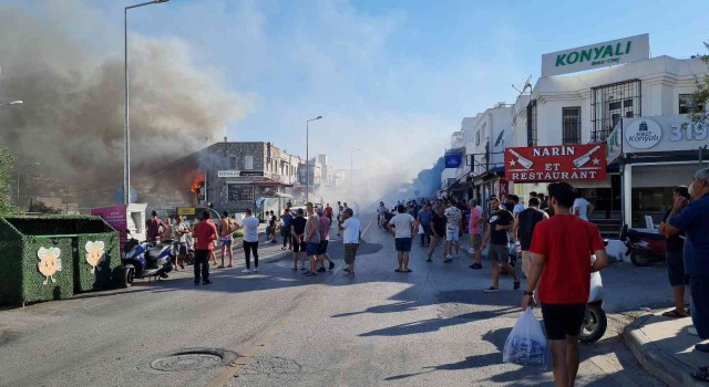 Bodrumda fırın yangını işyerleri ve ikametlere sıçradı