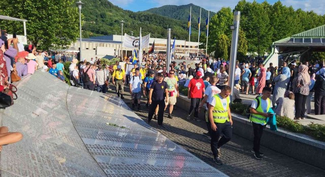 Bosna Hersekte Barış Yürüyüşü sona erdi