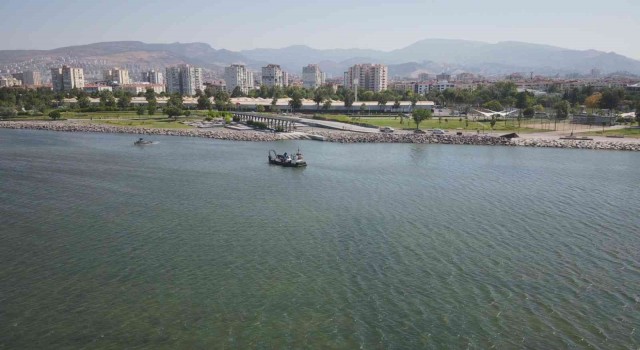 Bostanlıdaki deniz marulu temizliği tamamlandı