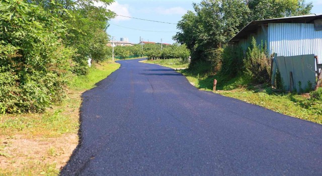 Büyükşehirden Hendekte asfalt mesaisi