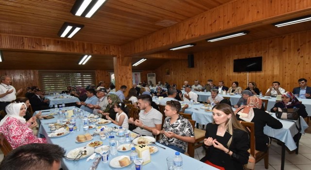 Çanda şehit aileleri ve gaziler onuruna yemek düzenlendi