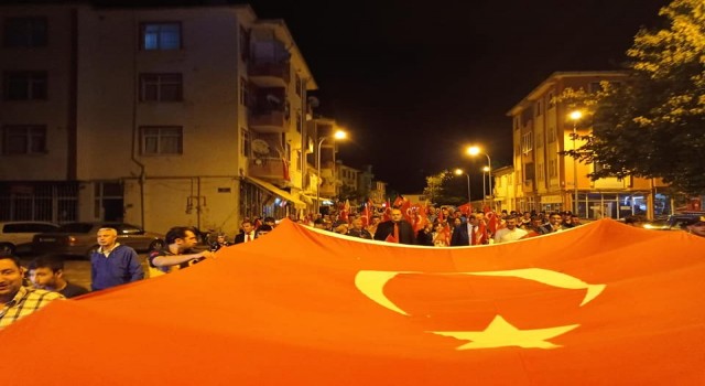 Çavdarhisarda 15 Temmuz demokrasi ve milli birlik günü anma programı coşkulu geçti