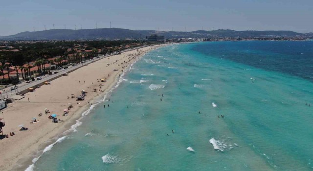 Çeşmeye tatilci akını başladı