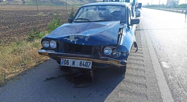 Çorum-Ankara karayolunda trafik kazası: 1 yaralı