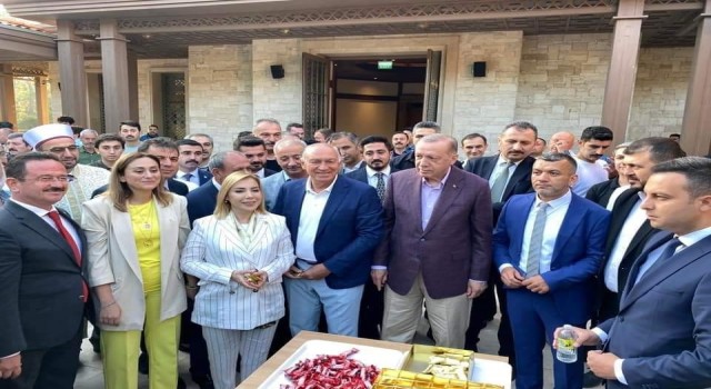 Cumhurbaşkanı Erdoğan, Muğlada partililerle bayramlaştı