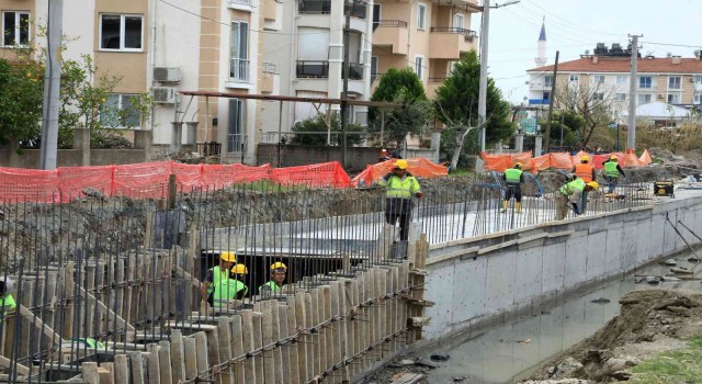 Dalamanda alt yapı çalışmaları tamamlanmak üzere