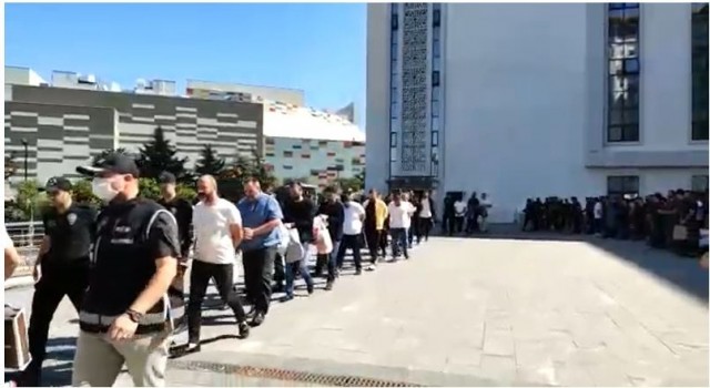 ‘Demir Yumruk Operasyonu zanlıları adliyeye sevk edildi