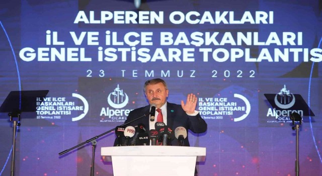 Destici, Alperen Ocakları İl ve İlçe Başkanları Genel İstişare Toplantısına katıldı