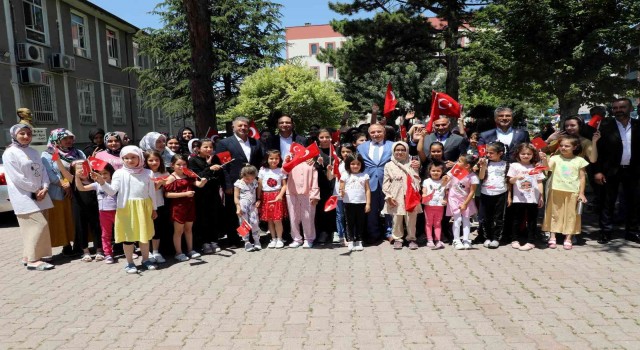 Develide ilçe protokolü bayramlaştı