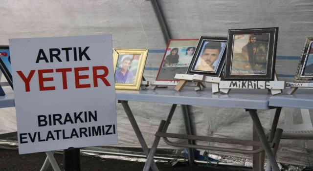 Diyarbakırda ailelerin PKK ve HDPye karşı eylemleri bin 52nci gününde