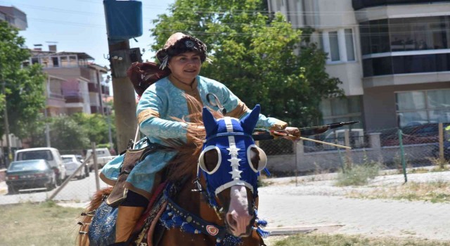 Dursunbeyde Atlı Okçuluk Türkiye Şampiyonası heyecanı