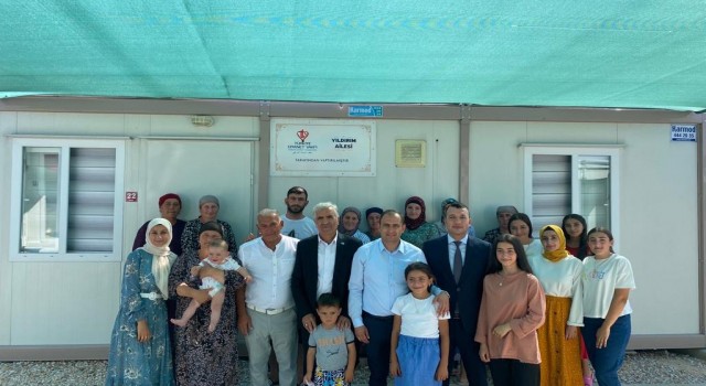 Elazığda kalan Ahıska Türkleri bayramlaştı